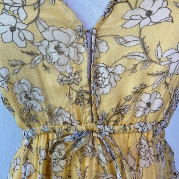 Rahi Uneven Hem Floral Open Back Dress - Picture 4 of 9